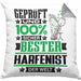 Harfenist Geschenk Lustiger Spruch für Harfenist Geschenkidee Bester Harfenist Der WeltKissen mit Füllung 40x40 (Grau) Grau Trendation