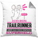 Trailrunner Geschenk Kissen mit Füllung 40x40 Ich Bin Trailrunner Aber Sag Doch Einfach Superheld Lustige Geschenkdiee für Trailrunner (Grau) Grau Trendation