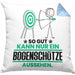 Bogenschütze Geschenk Kissen mit Füllung 40x40 So Gut Kann Nur Ein Bogenschütze Aussehen Geschenkidee (Grau) Blau Trendation
