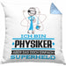Physiker Geschenk Kissen mit Füllung 40x40 Ich Bin Physiker Aber Sag Doch Einfach Superheld Lustige Geschenkdiee für Physiker (Grau) Blau Trendation