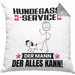 Hundegassi-Service Kissen mit Füllung 40x40 Geschenk für Hundegassi-Service Der Mann Der Alles Kann Geschenkidee zum Geburtstag (Grau) Grau Trendation