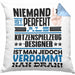 Katzenspielzeug-Designer Geschenk Kissen mit Füllung 40x40 Lustige Geschenkidee für Katzenspielzeug-Designer Geburtstag Niemand Ist Perfekt Aber Als Katzenspielzeug-Designer Ist Man Nah Dran (Grau) Blau Trendation