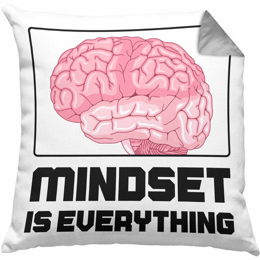 Entrepreneur Kissen mit Füllung 40x40 Entrepreneurship Geschenk Spruch Motivation Idee Mindset (Grau) Grau Trendation