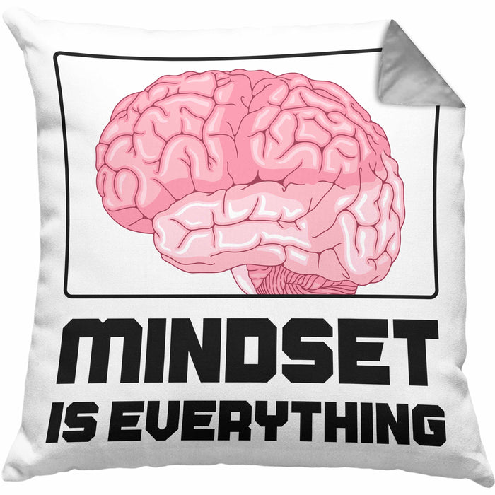 Entrepreneur Kissen mit Füllung 40x40 Entrepreneurship Geschenk Spruch Motivation Idee Mindset (Grau) Grau Trendation