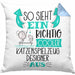 Katzenspielzeug-Designer Kissen mit Füllung 40x40 So Sieht Ein Richtig Cooler Katzenspielzeug-Designer Aus Geschenk Lustiger Spruch Geschenkidee (Grau) Blau Trendation