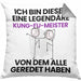 Kung-Fu-Meister Geschenk Kissen mit Füllung 40x40 Lustige Geschenkidee Geburtstag für Kung-Fu-Meister Ich Bin Dieser Legendäre Kung-Fu-Meister Von Dem Alle Geredet Haben (Grau) Grau Trendation