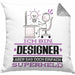 Designer Geschenk Kissen mit Füllung 40x40 Ich Bin Designer Aber Sag Doch Einfach Superheld Lustige Geschenkdiee für Designer (Grau) Grau Trendation