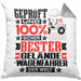 Geländewagenfahrer Geschenk Lustiger Spruch für Geländewagenfahrer Geschenkidee Bester Geländewagenfahrer Der WeltKissen mit Füllung 40x40 (Grau) Grau Trendation
