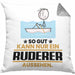 Ruderer Geschenk Kissen mit Füllung 40x40 So Gut Kann Nur Ein Ruderer Aussehen Geschenkidee (Grau) Grau Trendation