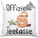 Offizielle TeeKissen mit Füllung 40x40 Geschenk Teetrinker Geschenkidee Tee-Kissen mit Füllung 40x40 (Grau) Grau Trendation