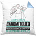 Bandmitglied Geschenk Kissen mit Füllung 40x40 Ich Bin Bandmitglied Aber Sag Doch Einfach Superheld Lustige Geschenkdiee für Bandmitglied (Grau) Blau Trendation