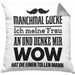 Ehefrau Ehemann Kissen mit Füllung 40x40 mit Spruch Lustiges Geschenk Frau Männer Toller Mann (Grau) Grau Trendation