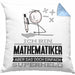 Mathematiker Geschenk Kissen mit Füllung 40x40 Ich Bin Mathematiker Aber Sag Doch Einfach Superheld Lustige Geschenkdiee für Mathematiker (Grau) Blau Trendation
