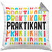 Praktikant Kissen mit Füllung 40x40 Geschenk Für Praktikanten Geschenkidee (Grau) Grau Trendation