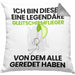 Gleitschirmflieger Geschenk Kissen mit Füllung 40x40 Lustige Geschenkidee Geburtstag für Gleitschirmflieger Ich Bin Dieser Legendäre Gleitschirmflieger Von Dem Alle Geredet Haben (Grau) Grau Trendation