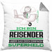 Reisender Geschenk Kissen mit Füllung 40x40 Ich Bin Reisender Aber Sag Doch Einfach Superheld Lustige Geschenkdiee für Reisender (Grau) Grau Trendation