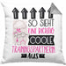 Trainingspartnerin Geschenk Kissen mit Füllung 40x40 Lustig Geschenkidee für Trainingspartnerin Geburtstag So Sieht Eine Richtig Coole Trainingspartnerin Aus Frauen Spruch (Grau) Grau Trendation