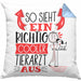 Tierarzt Kissen mit Füllung 40x40 Geschenk So Sieht Ein RIchtig Cooler Tierarzt Aus Geschenkidee Lustiger Spruch Geburtstag (Grau) Blau Trendation