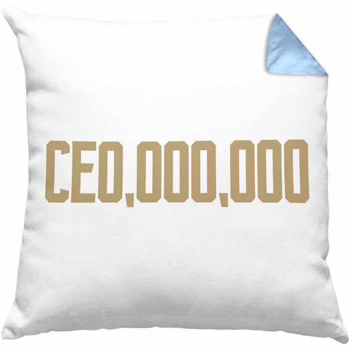 Entrepreneur Kissen mit Füllung 40x40 Entrepreneurship Geschenk Spruch Motivation Idee Geschenkidee (Grau) Blau Trendation