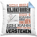 Kajakfahrer Geschenk Kissen mit Füllung 40x40 Lustige Geschenkdiee für einen Kajakfahrer Geburtstag Ich Bin Kajakfahrer Ich Kann Es Dir Erklären Aber Nicht Für Dich Verstehen (Grau) Blau Trendation