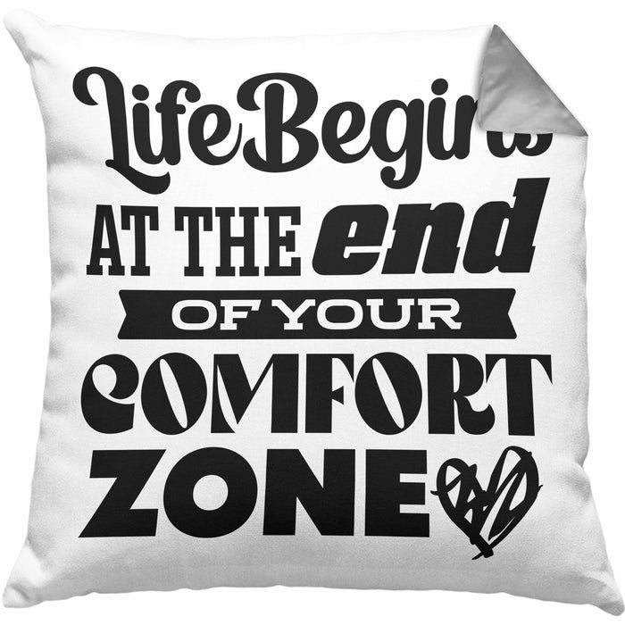 Entrepreneur Kissen mit Füllung 40x40 Entrepreneurship Geschenk Spruch Motivation Idee Sprüche Geschenkidee (Grau) Grau Trendation