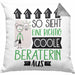 Beraterin Geschenk Kissen mit Füllung 40x40 Lustig Geschenkidee für Beraterin Geburtstag So Sieht Eine Richtig Coole Beraterin Aus Frauen Spruch (Grau) Grau Trendation