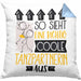 Tanzpartnerin Geschenk Kissen mit Füllung 40x40 Lustig Geschenkidee für Tanzpartnerin Geburtstag So Sieht Eine Richtig Coole Tanzpartnerin Aus Frauen Spruch (Grau) Blau Trendation
