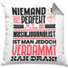 Musikjournalist Geschenk Kissen mit Füllung 40x40 Lustige Geschenkidee für Musikjournalist Geburtstag Niemand Ist Perfekt Aber Als Musikjournalist Ist Man Nah Dran (Grau) Grau Trendation