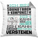 Soundtrack-Komponist Geschenk Kissen mit Füllung 40x40 Lustige Geschenkdiee für einen Soundtrack-Komponist Geburtstag Ich Bin Soundtrack-Komponist Ich Kann Es Dir Erklären Aber Nicht Für Dich Verstehen (Grau) Grau Trendation