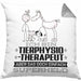 Tierphysiotherapeut Geschenk Kissen mit Füllung 40x40 Ich Bin Tierphysiotherapeut Aber Sag Doch Einfach Superheld Lustige Geschenkdiee für Tierphysiotherapeut (Grau) Grau Trendation