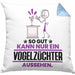 Vogelzüchter Geschenk Kissen mit Füllung 40x40 So Gut Kann Nur Ein Vogelzüchter Aussehen Geschenkidee (Grau) Blau Trendation