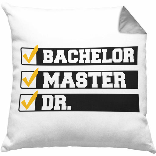 Doktortitel Bestanden Kissen mit Füllung 40x40 Geschenk (Grau) Grau Trendation
