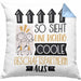 Geschäftspartnerin Geschenk Kissen mit Füllung 40x40 Lustig Geschenkidee für Geschäftspartnerin Geburtstag So Sieht Eine Richtig Coole Geschäftspartnerin Aus Frauen Spruch (Grau) Blau Trendation