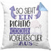 Vogelrescuer Kissen mit Füllung 40x40 So Sieht Ein Richtig Cooler Vogelrescuer Aus Geschenk Lustiger Spruch Geschenkidee (Grau) Blau Trendation