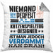 Katzenspielzeug-Designer Geschenk Kissen mit Füllung 40x40 Lustige Geschenkidee für Katzenspielzeug-Designer Geburtstag Niemand Ist Perfekt Aber Als Katzenspielzeug-Designer Ist Man Nah Dran (Grau) Grau Trendation