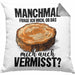 Tischler-Meister Kissen mit Füllung 40x40 Geschenk Sprüche Schreiner-Meister Manchmal Frage Ich Mich Ob Das Holz Mich Auch Vermisst (Grau) Grau Trendation
