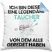 Taucher Geschenk Kissen mit Füllung 40x40 Lustige Geschenkidee Geburtstag für Taucher Ich Bin Dieser Legendäre Taucher Von Dem Alle Geredet Haben (Grau) Blau Trendation