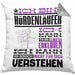 Hürdenläufer Geschenk Kaffee-Kissen mit Füllung 40x40 Geschenkidee für Hürdenläufer Ich Bin Hürdenläufer Ich Kann Es Dir Erklären Jedoch Nicht Für Dich Verstehen Spruch Lustig (Grau) Grau Trendation