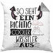 So Sieht Ein Richtig Cooler Wrestler Aus Geschenk Kissen mit Füllung 40x40 Lustiger Spruch Geschenkidee (Grau) Grau Trendation