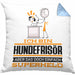 Hundefrisör Geschenk Kissen mit Füllung 40x40 Ich Bin Hundefrisör Aber Sag Doch Einfach Superheld Lustige Geschenkdiee für Hundefrisör (Grau) Blau Trendation