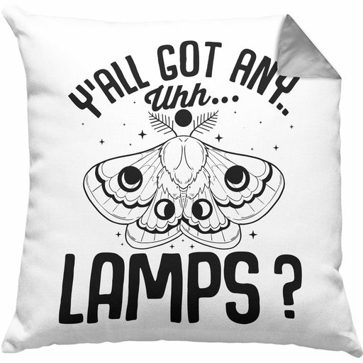 Dank Meme Kissen mit Füllung 40x40 Geschenk Y'all Got Any Lamps (Grau) Grau Trendation
