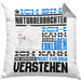 Naturbeobachter Geschenk Kaffee-Kissen mit Füllung 40x40 Geschenkidee für Naturbeobachter Ich Bin Naturbeobachter Ich Kann Es Dir Erklären Jedoch Nicht Für Dich Verstehen Spruch Lustig (Grau) Grau Trendation