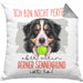 Berner Sennen Besitzer Kissen mit Füllung 40x40 Geschenk Lustiger Spruch Geschenkidee Besitzerin Ich Bin Nicht toll Aber Mein Berner Sennen Ist Es (Grau) Grau Trendation