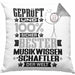 Musikwissenschaftler Geschenk Lustiger Spruch für Musikwissenschaftler Geschenkidee Bester Musikwissenschaftler Der WeltKissen mit Füllung 40x40 (Grau) Grau Trendation