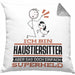 Haustiersitter Geschenk Kissen mit Füllung 40x40 Ich Bin Haustiersitter Aber Sag Doch Einfach Superheld Lustige Geschenkdiee für Haustiersitter (Grau) Grau Trendation
