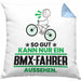 BMX-Fahrer Geschenk Kissen mit Füllung 40x40 So Gut Kann Nur Ein BMX-Fahrer Aussehen Geschenkidee (Grau) Blau Trendation
