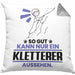 Kletterer Geschenk Kissen mit Füllung 40x40 So Gut Kann Nur Ein Kletterer Aussehen Geschenkidee (Grau) Grau Trendation