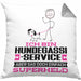 Hundegassi-Service Geschenk Kissen mit Füllung 40x40 Ich Bin Hundegassi-Service Aber Sag Doch Einfach Superheld Lustige Geschenkdiee für Hundegassi-Service (Grau) Grau Trendation