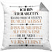 Tierärztin Geschenk Lustiger Spruch Geschenkidee KaffeeKissen mit Füllung 40x40 (Grau) Grau Trendation