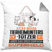 Tierheimunterstützer Geschenk Kissen mit Füllung 40x40 Ich Bin Tierheimunterstützer Aber Sag Doch Einfach Superheld Lustige Geschenkdiee für Tierheimunterstützer (Grau) Grau Trendation